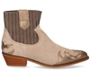 DWRS Label Austin Beige/Bruin Dames Enkelboots