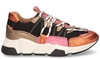 DWRS Label Los Angeles Zwart/Multicolor Damessneakers