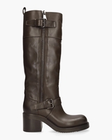 E4294 Donkerbruin Damesboots