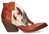 Elena Iachi E2264 Bruin/Goud Dames Enkelboots