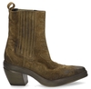 Elena Iachi E3088 Groen Dames Chelseaboots
