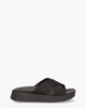 Emily Mesh Slide Zwart Damesslippers