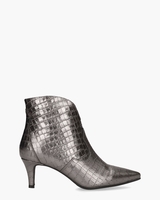 Evi-4 Zilvergrijs Dames Enkelboots