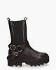 Fara Isa Zwart Dames Chelseaboots