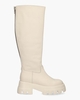 Flore Zip Off-White Damesboots