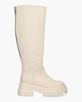 Flore Zip Off-White Damesboots