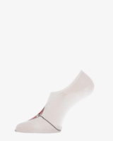 Footies Carol 2-Pack Wit/Rood Dames Sneakersokken