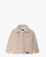 Frankie UGGfluff Trucker Crème Damesjas