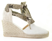 Fred de la Bretoniere 153010167 Off-White Damessandalen