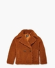 Gertrude Short Teddy Coat Hardwood Damesjack