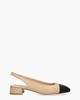 Girona Beige/Zwart Damesslingback