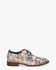 Greg Croco Duo Off-White/Blauw Heren Veterschoenen