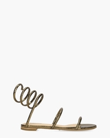 Greta Flat Groen Damessandalen