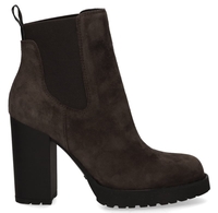 Hogan H542 Donkerbruin Dames Chelseaboots