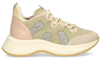 Hogan H585 Groen/Roze/Beige Damessneakers