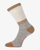 Izzy Beige/Multicolor Damessokken