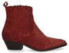 Julie Dee J7375 Roestbruin Dames Chelseaboots