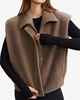 June Vegan Mohair Vest Taupe Damesvest
