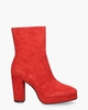 JY2004-PR2 Oranje/Rood Dames Enkelboots