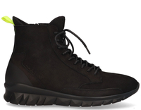 Koll3kt High Top Diamond Cut Runner Zwart Herensneakers