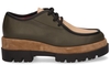 Le Babe 319 Groen/Bruin Dames Veterschoenen