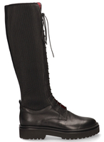Lilian 12011 Zwart Dames Veterboots