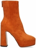 Lola Cruz 034T30BK Oranje Dames Enkelboots