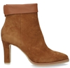 Lola Cruz 071B13BK Cognac Dames Enkelboots
