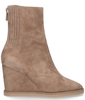 Lola Cruz 353T30BK Taupe Dames Enkelboots