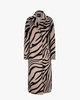 Lotta Coat 1-A Taupe/Zwart Damesjas