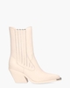 Low-Kole Metal Toe Off-White Dames Chelseaboots
