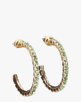 Lucky Goud/Groen Oorbellen