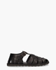 M7473 Zwart Herensandalen