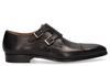 Magnanni 19616 Zwart Heren Gespschoenen