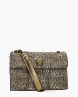 Medium Fabric Kensington Bag Beige/Bruin Tas