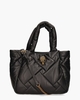 Medium Kensington Puff Shopper Zwart Tas