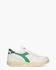 Mi Basket Low Used Wit/Groen