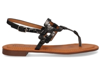 Mia and Jo 001-F37 Zwart Damesslippers