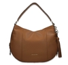 Michael Kors Brooke Large Pebbled Leather Shoulder Bag Cognac Tas