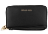 Michael Kors Jet Set Large Flat MF Phn Case Zwart Portemonnee
