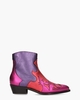 Monkey Paars/Oranje/Roze Dames Enkelboots