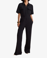 Moon Classic Cargo Overall Zwart Dames Jumpsuit