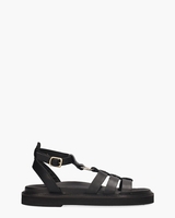Naxos Zwart Damessandalen