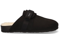 Nubikk Shaun Fur Zwart Herenpantoffels