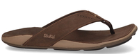 OluKai Nui Donkerbruin Herenslippers