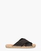 Palmera Zwart/Goud Damesslippers