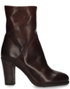 Pantanetti 15501E Donkerbruin Dames Enkelboots