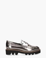 Pearl Zilver Damesloafers