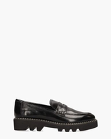 Pearl Zwart Damesloafers