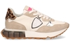 Philippe Model La Rue Mondial Off-White/Multicolor Damessneakers